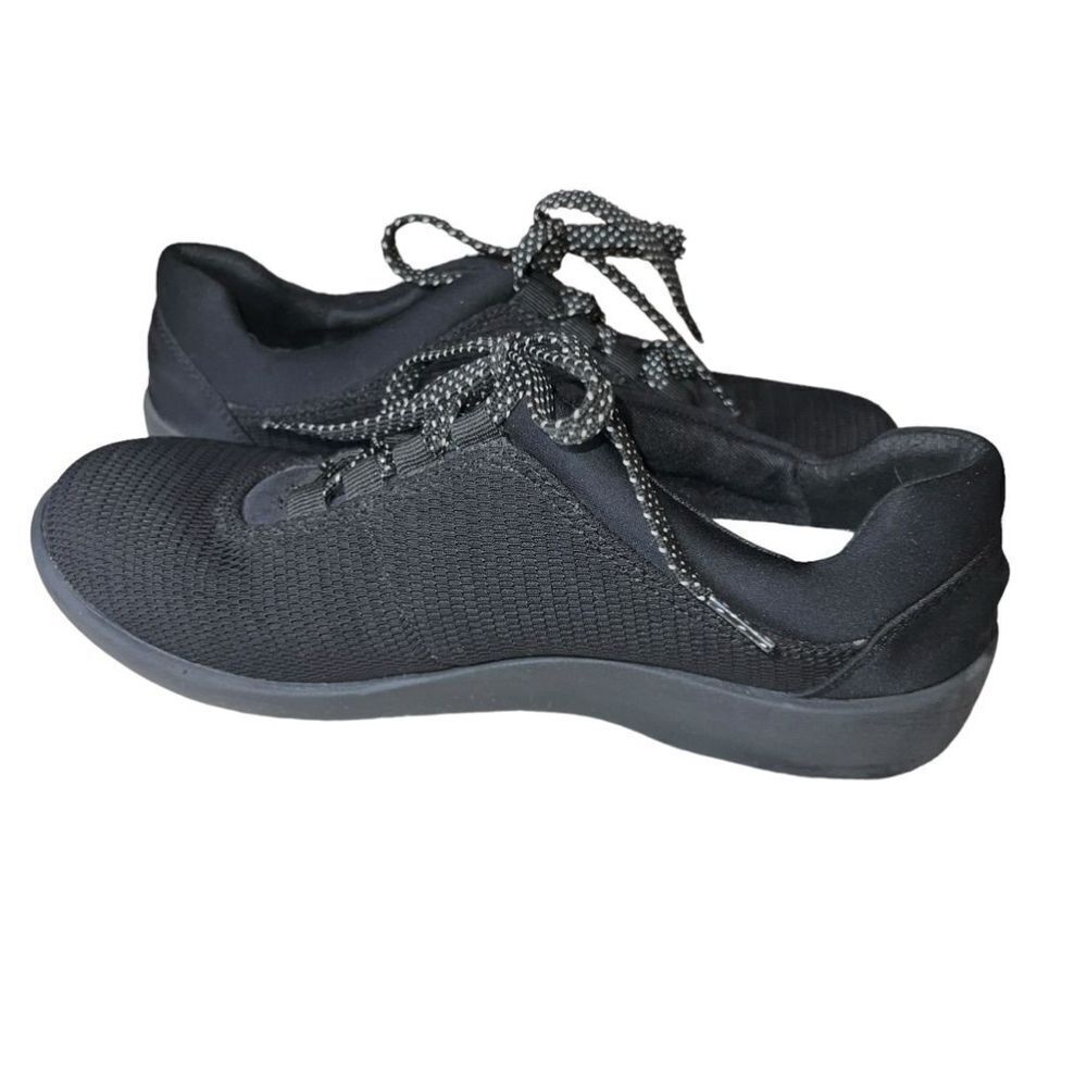 Clarks CLOUDSTEPPERS Casual Sneakers Shoes Black 5.5 - Picture 3 of 5